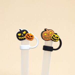 Straw cover [halloween-pumpkin] (random color or contact for notes) / Bagged without straw