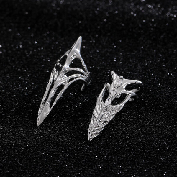 Wholesale Minimalist Nail Set Skeleton Ring