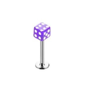 Dice Labret 1.2*8 3 Random Color