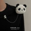 Wholesale Panda plush doll brooch cute Brooch