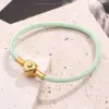 Casual Simple Style Classic Style Simple Solid Color 304 Stainless Steel Wire Rope 18K Gold Plated Bracelets In Bulk