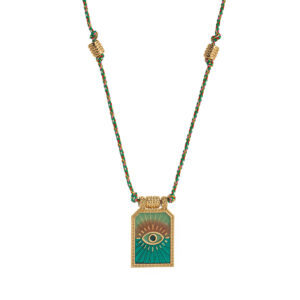 Colorful eyes necklace