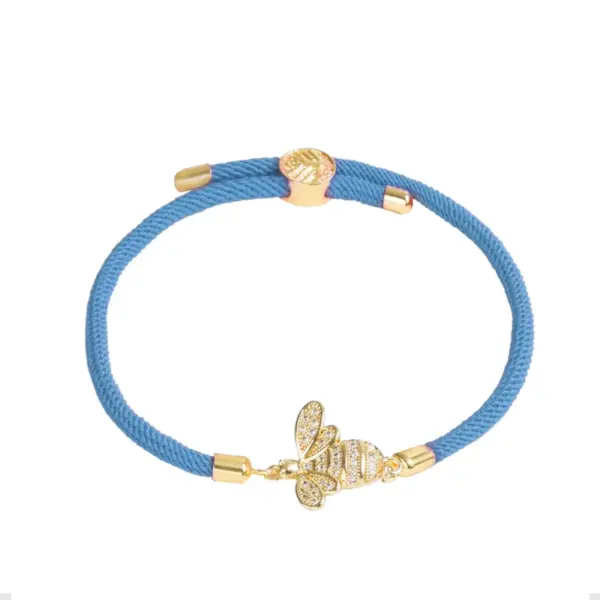 Wholesale Bee Polyester Copper Simple Style Classic Style Polyester Bracelets
