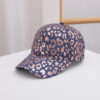 Wholesale Ladies fashion bronzing leopard print baseball cap cap color letter hot stamping sun hat B1086