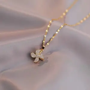 X0038 Gold Windmill Rotating Necklace