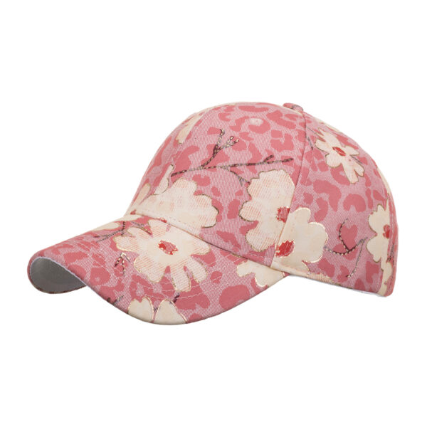 Wholesale Cross-border supply outdoor lace flower embroidered gold line baseball cap summer sun hat B1011