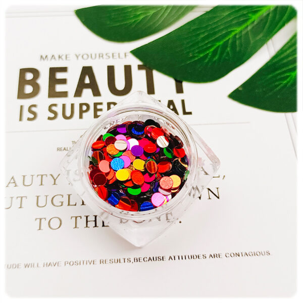 Wholesale Ya Leduo 3mm Non-porous Round Pieces Macaron Bead Stationery Mobile Phone Case Nail Art DIY Sequin Jewelry Accessories Flash Pieces