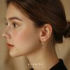 Wholesale S925 Sterling Sier Turquoise Retro Earrings Luxury Earrings
