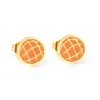 Wholesale 1 Pair Halloween Cute Pumpkin Pineapple Stainless Steel Ear Studs