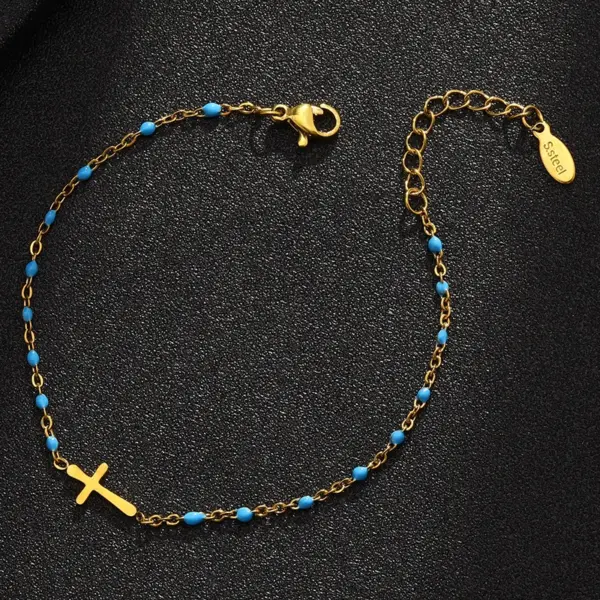 Wholesale Cross Stainless Steel Fashion Bracelets