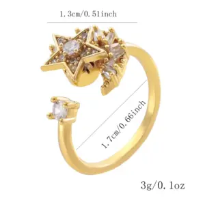 Jz31 Rotating Star and Moon / Adjustable Opening