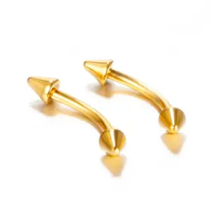 Single Golden Cone / 1.2*8+3mm