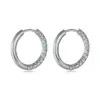 Wholesale 201 Stainless Steel Solid Color PVD Coated 18K Real Gold Plated 18K Gold Classic Style Waterproof Non Tarnish Hoop Earrings