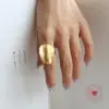 Wholesale PVD Coated Real Gold Plated 18K Gold Geometric 304 Stainless Steel Fashion Waterproof Non Tarnish