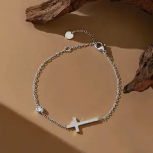 S0267-Cross-Bracelet-Steel Color
