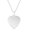 Wholesale Jewelry Simple Style Heart Shape 201 Stainless Steel Plating Necklace