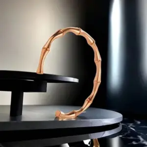 14-B-9 Rose Gold C- Shaped Bracelet