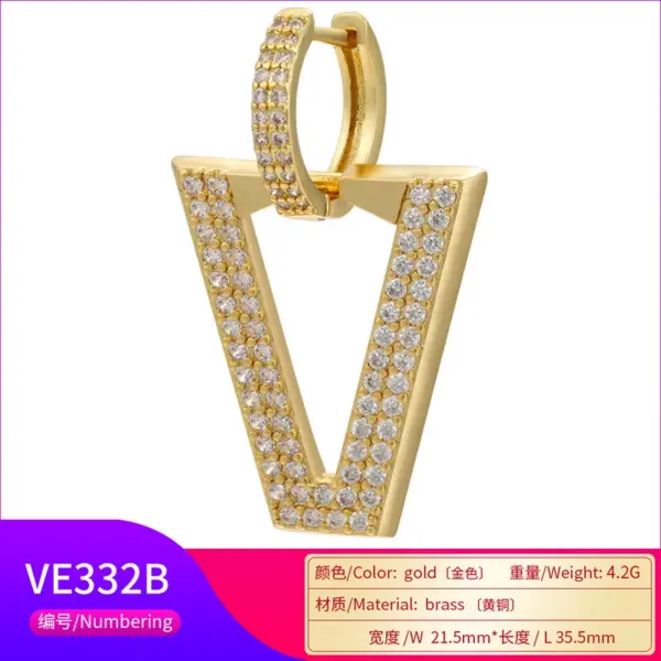Wholesale Plating Copper Copper Earrings