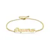 Wholesale Simple Style Commute Constellation Stainless Steel Plating Gold Plated Bracelets