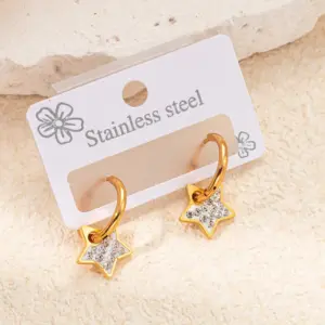 Star Rhinestone Earrings
