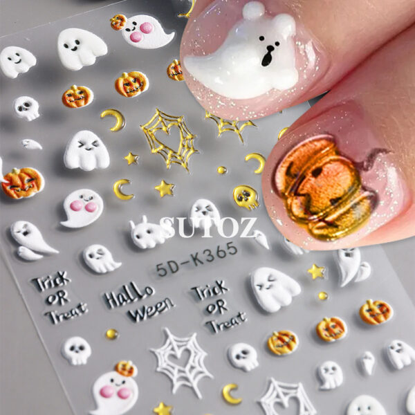 Wholesale DIY Wraps For Craft Halloween nail art stickers
