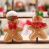 oly-930caf63596ea0e1bea4a90deddbb49c Wholesale Fabric Five-Star Christmas Tree Gingerbread Man Pendant