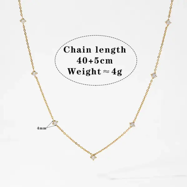 Wholesale PVD Coated Real Gold Plated 16K Gold White Gold Plated Gold Plating Geometric 304 Stainless Steel Casual Waterproof Non Tarnish Bracelets Anklet Necklace