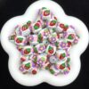 Wholesale Color collision round beads scattered bead beads