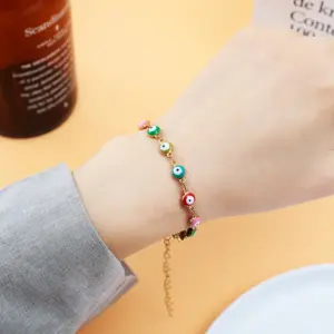 Fashion Eye 304 Stainless Steel No Inlaid Bracelets In Bulk