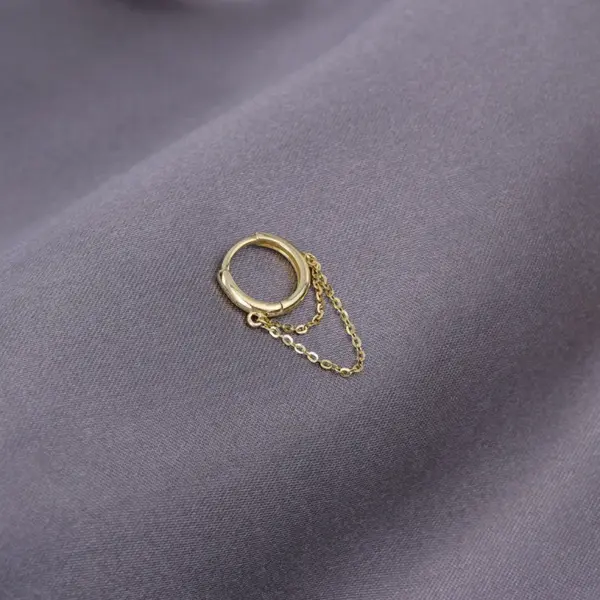 Wholesale Simple Style Geometric Plating 925 Sterling Silver No Inlaid Earrings