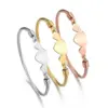 Wholesale Vacuum Plating 18K Gold Heart 303 Stainless Steel 304 Stainless Steel Fashion 304 Stainless Steel