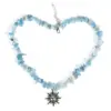 Wholesale Fashion Geometric Crystal Beaded Necklace