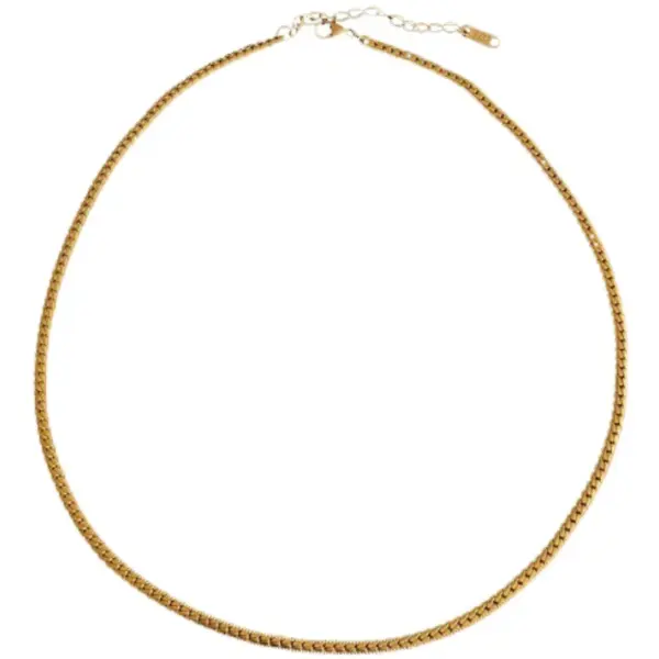 Wholesale Lady U Shape Titanium Steel Plating Necklace 1 Piece
