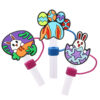 Wholesale Random 10pcs 10M Easter dust plug straw hat creative DIY cup