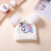 Wholesale Children's Knit Hat for Autumn and Winter, New Style and Double Pom-Poms, Warm Winter