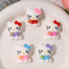 Wholesale Cartoon Rubber Beads Bow with Hole Loose Beads OLY Exclusive