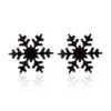 PVD Coated 18K Gold Real Gold Plated Animal Snowflake 304 Stainless Steel Simple Style Waterproof Non Tarnish Ear Studs