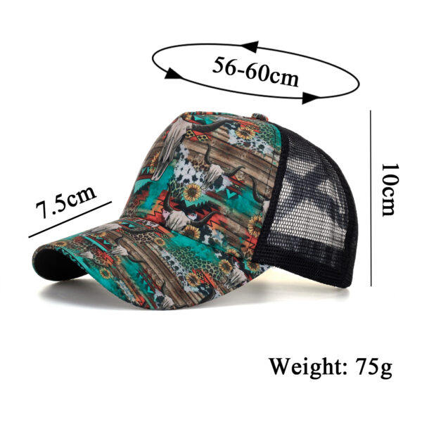 Wholesale Cross-border AliExpress Amazon ebay new cow's head horizontal cross net cap baseball cap Women's sun hat B997