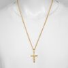 Wholesale Hip Hop Cylindrical Cross Necklace