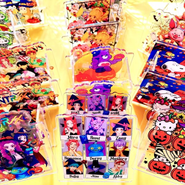 Wholesale New Halloween Acrylic Pen Holder/Pen Case, Cross-border Stationery Storage, 10cm