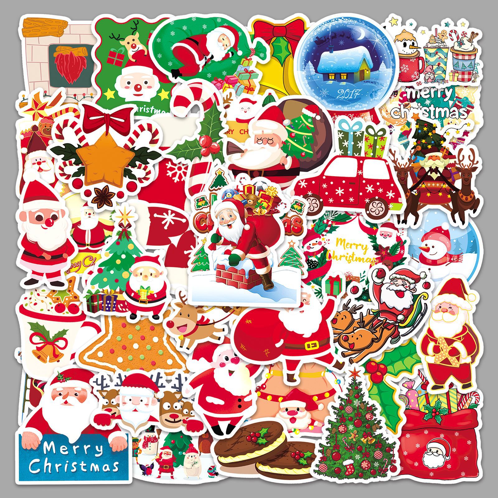 Wholesale Christmas Personality Cartoon Festival Stickers