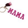 oly-93923ccb17312662bb548b4163c0eb59 Wholesale Acrylic MAMA Three-layer Tassel Charm Keychain Key