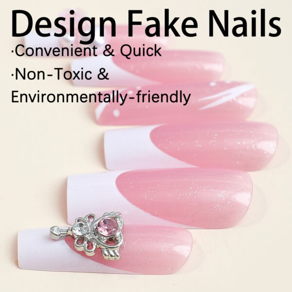 Wholesale Europe and the United States hot-selling hand-worn armour French side-worn armour bow pearl plus long armour factory straight hair