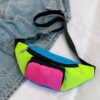 Wholesale Waist Bag Oxford Cloth Men's Chest Bag Storage Waist Bag Outdoor Crossbody Bag Sports Bag Multi-Function Bag Printed Logo