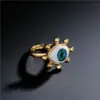 Wholesale Copper Geometric Zircon Copper Rings