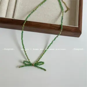 2# Beaded Crystal Necklace