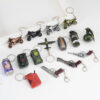Wholesale Chicken game peripheral accessories metal key chain smoke bomb grenade bomb barrel Jedi survival gift pendant
