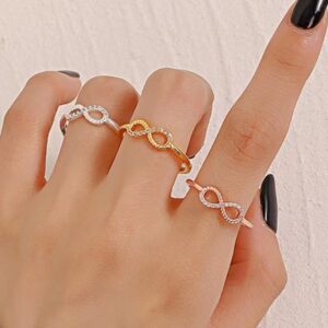 Wholesale Women's hollow cross micro-paved zircon ring