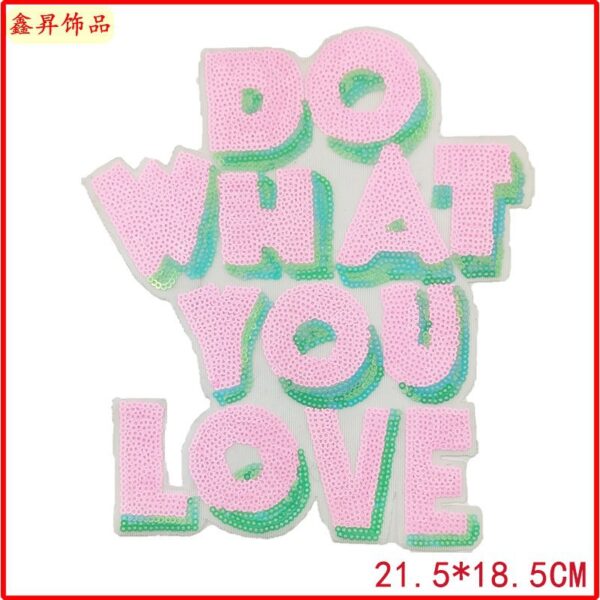 oly-93e8b261fada34f763458d70e6504f64 Wholesale Forces Fashion Women's Aessories Bead Embroidery Cartoon Beauty Clothes Decorations Coat Cloth Patch Pants Patch Factory