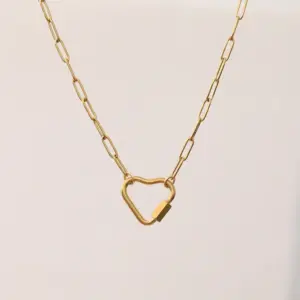 Golden Heart Climbing Button Carabiner